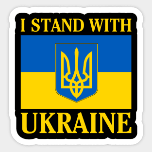 I-Stand-With-Ukraine Sticker